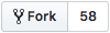 screenshot of 'Fork' button on GitHub